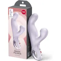 Fun Factory Magic Pulse Bi | luchtdruk & G-spot-vibratie | rabbitvibrator met dual-motor | USB-C oplaadbaar | seksspeeltje voor vrouwen