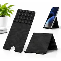 VHV - Flexibele Siliconen Telefoonhouder en Tablet Standaard - Universele Buigbare Laptop Verhoger - Antislip en Opvouwbaar