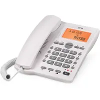 SPC kantoortelefoon, model 2, Analoog, Headset met kabel, Luidsprekerfunctie, Wit