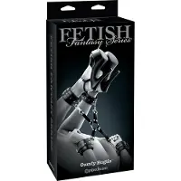 Fetish Fantasy FF Grey - Metalen Comfortabele Hogtie Zwart