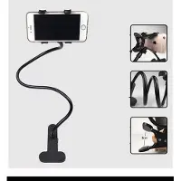 CHPN - Telefoonhouder - Flexibele houder - Telefoonklem - Statief - Houder voor telefoon - Zwart - Universeel - Met Klem - Zwart