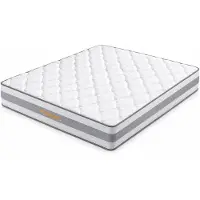 HOMAVO Matras 80x200x25 cm – Pocketveringmatras – 7-Zones – Dubbelzijdig H3/H4 – Oeko-Tex – Anti-Allergisch