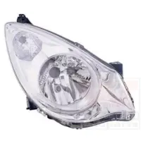 VAN WEZEL KOPLAMP RECHTS MET KNIPPERLICHT H4 inclusief STELMOTOR 3702962 Van Wezel voor o.a. OPEL