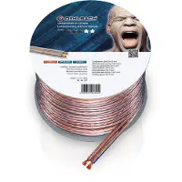 OEHLBACH 302, LS kabel 2x4mm², 20m, transparant