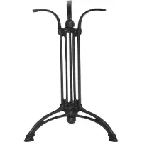 Express - Tafelonderstel - Gietijzer 3 poot 71 cm - Zwart