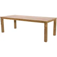 Lesli Living - Eettafel - Gerecycled Teak 240x100x76 cm - Bruin