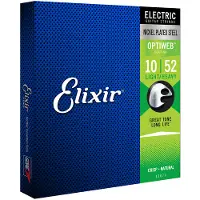 Elixir Strings 19077 OPTIWEB Coated Electric Guitar Strings 10-52