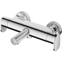 Hotbath Fonteinkraan dude 1-knop inbouw wand 11.4 cm chroom