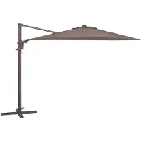 Madison Zweefparasol Monaco flex Zijwaarts Kantelbaar 330 cm Polyester taupe zonwering