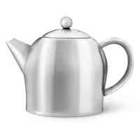 Bredemeijer - Theepot dubbelwandig Minuet Santhee - 0,5 liter - RVS - Mat