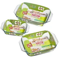 Pyrex Optimum ovenschalenset - 3 stuks