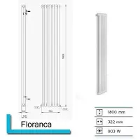 Boss & Wessing Designradiator bws floranca 1800x322 mm