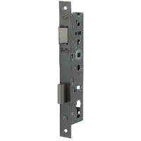 Nemef 9670 E Paniekdeurslot | DM45mm | PC92mm | doorgaande krukgat 8mm | voorplaat RVS 24x245mm rechthoekig | zamac vernikkelde dag- en nachtschoot | DR 1+3/2+4 - 9967507001