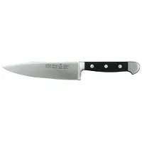 Güde Alpha koksmes 16 cm messenstaal zwart