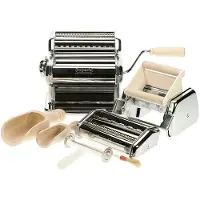 Imperia Fabbrica della Pasta pastamachine geschenkset met 3 opzetstukken