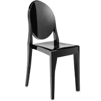 Kartell Victoria Ghost Stoel Glossy Black | 2 chairs