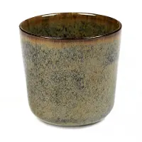 Serax Surface mug Indi Grey - ? 9 cm - hoogte 8,5 cm - set van 4