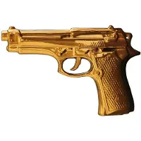 Seletti Memorabilia My Gun Gold