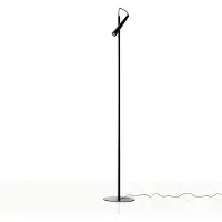 Foscarini Design vloerlamp Magneto, zwart, Woon-/ Eetkamer, metaal, Design, vloerlamp