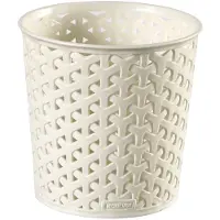 Curver 2 keer My Style Ronde Opbergmand - maat L - vintage wit