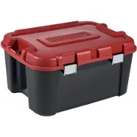 Keter Curver Totem Opbergbox 140l Zwart/rood
