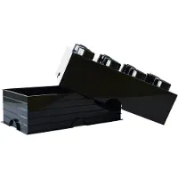 LEGO Brick opbergbox 8 - zwart
