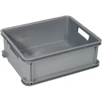 Curver 174214 Opbergbox Unibox Classic M Stapelbaar (b x h x d) 430 x 160 x 350 mm Zilver 1 stuk(s)