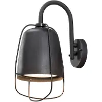 Konstsmide Buitenlamp Perugia Wandlamp, E27 max 60W / 230V, kleur Zwart