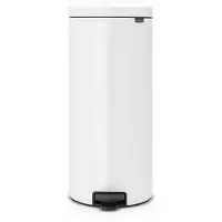 Brabantia NewIcon Prullenbak - Metalen binnenemmer - 30 liter - White