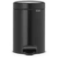 Brabantia NewIcon Pedaalemmer 3 Liter Matt Black
