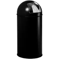 EKO Pushcan Zwart 40L