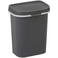Allibert by KETER Afvalbak Mistral Plat 10L Antr. Antraciet antraciet Kunststof