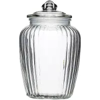 Kitchencraft Home Made Grote glazen opbergcontainer, 2,2 liter - Transparant