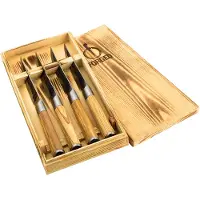 Forged Olive Steakmes Set 4