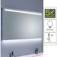 Boss & Wessing BWS Ambi Two LED Spiegel Dimbaar Condensvrij 160x60 cm