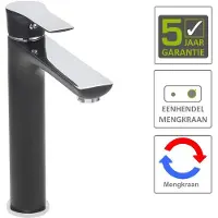 Boss & Wessing Bws 4 gats crux afbouw badrandthermostaat chroom