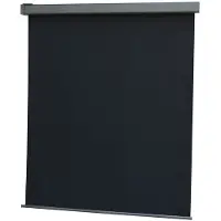 Leco Balkon oprolbaar windscherm antraciet B: 150cm