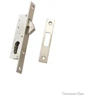 Cisa Schuifdeurslot Haakschoot voor ovaalcilinder 45010 - DM 16 - 158x20mm