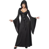 Vegaoo Zwarte heksen kostuum voor vrouwen Halloween