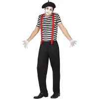 Generik Mime outfit voor mannen - Verkleedkleding - XL