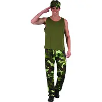 Generik Militair outfit voor mannen - Verkleedkleding - One Size