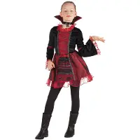 Boland verkleedpak Vampire Empress meisjes polyester zwart | Maat One-size