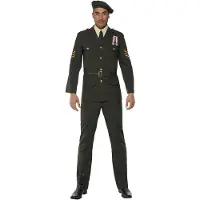 Smiffy Wartime Officier kostuum man