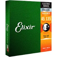 Elixir 14782 NanoWeb Light/Medium 45-135 Snaren voor 5-snarige basgitaar