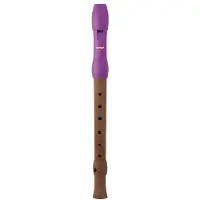 Hohner B95851 Alegra sopraanblokfluit, Duitse boring, roze