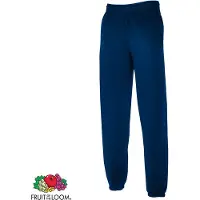 Fruit Of The Loom sweatpants maat M elastieken boord (marineblauw)