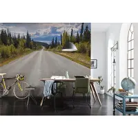 Komar Fotobehang Atlin Road" 368x254 cm (breedte x hoogte), inclusief pasta (set)