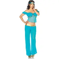 Leg avenue Blauw buikdanseres pak voor dames