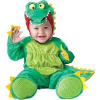Generik Kleine dinosaurus kostuum voor baby's - Premium - Verkleedkleding - Maat 74/80