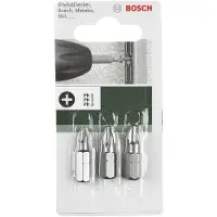 Bosch 2607001757 Kruis-bit PH 1, PH 2, PH 3 Extra hard E 6.3 3 stuk(s)